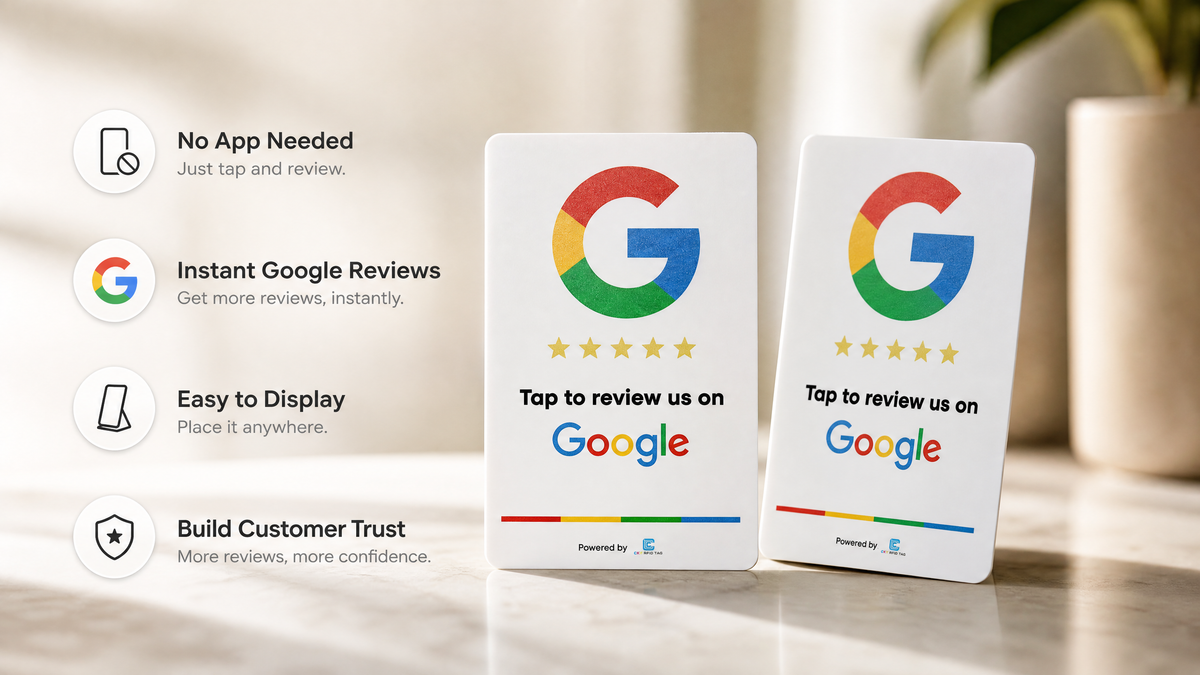 NFC Card for Google Reviews and Business Cards