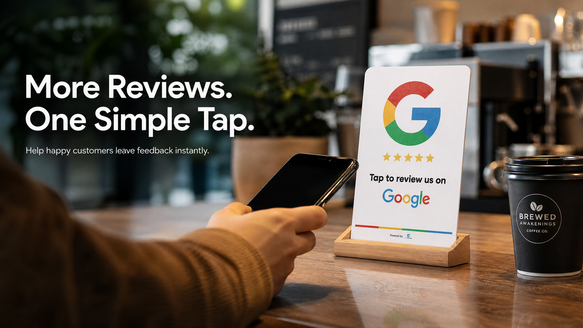 NFC Card for Google Reviews and Business Cards