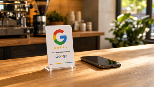 Scheda NFC per Recensioni Google e Biglietti da Visita