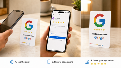 NFC Card for Google Reviews and Business Cards